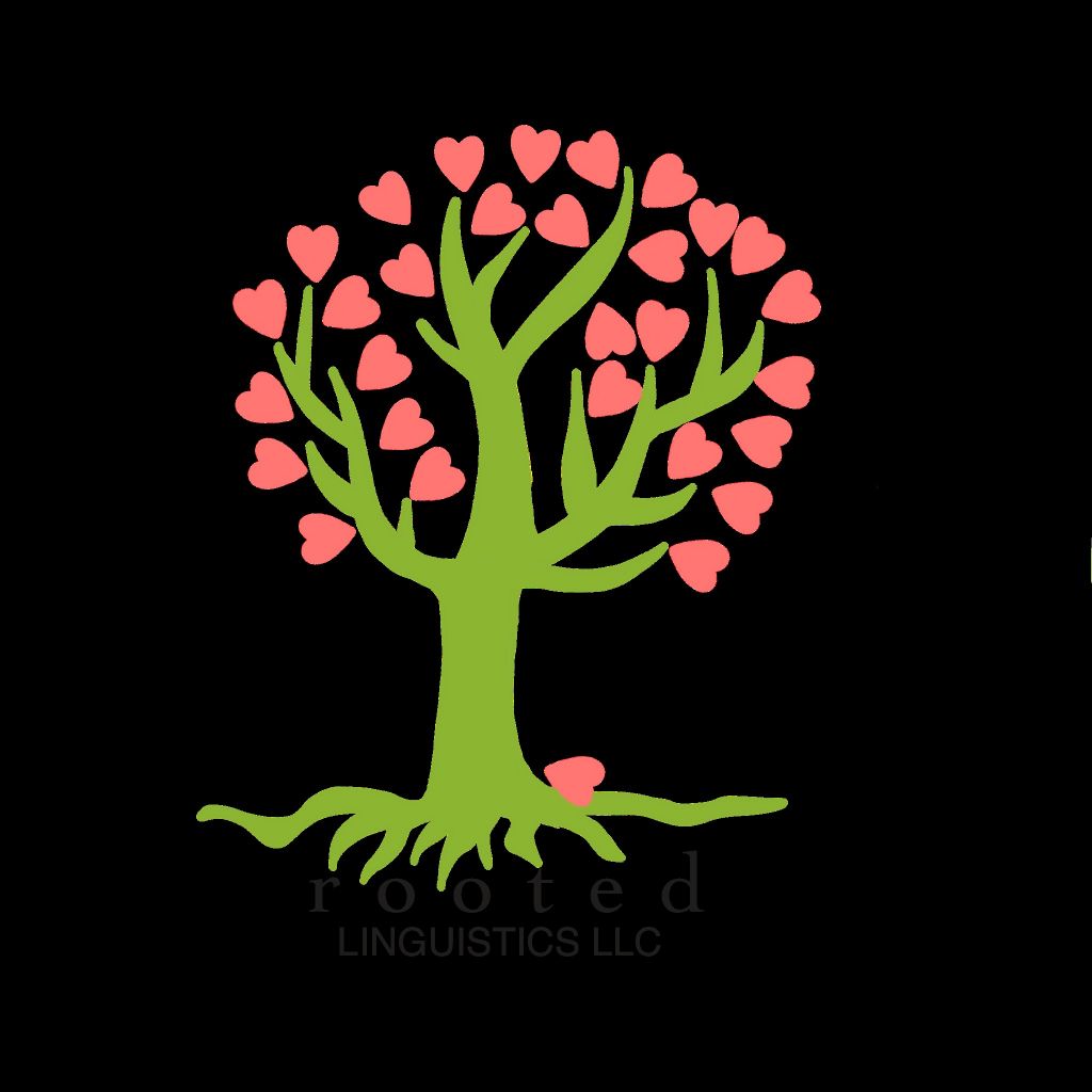 Rooted Linguistics logo.